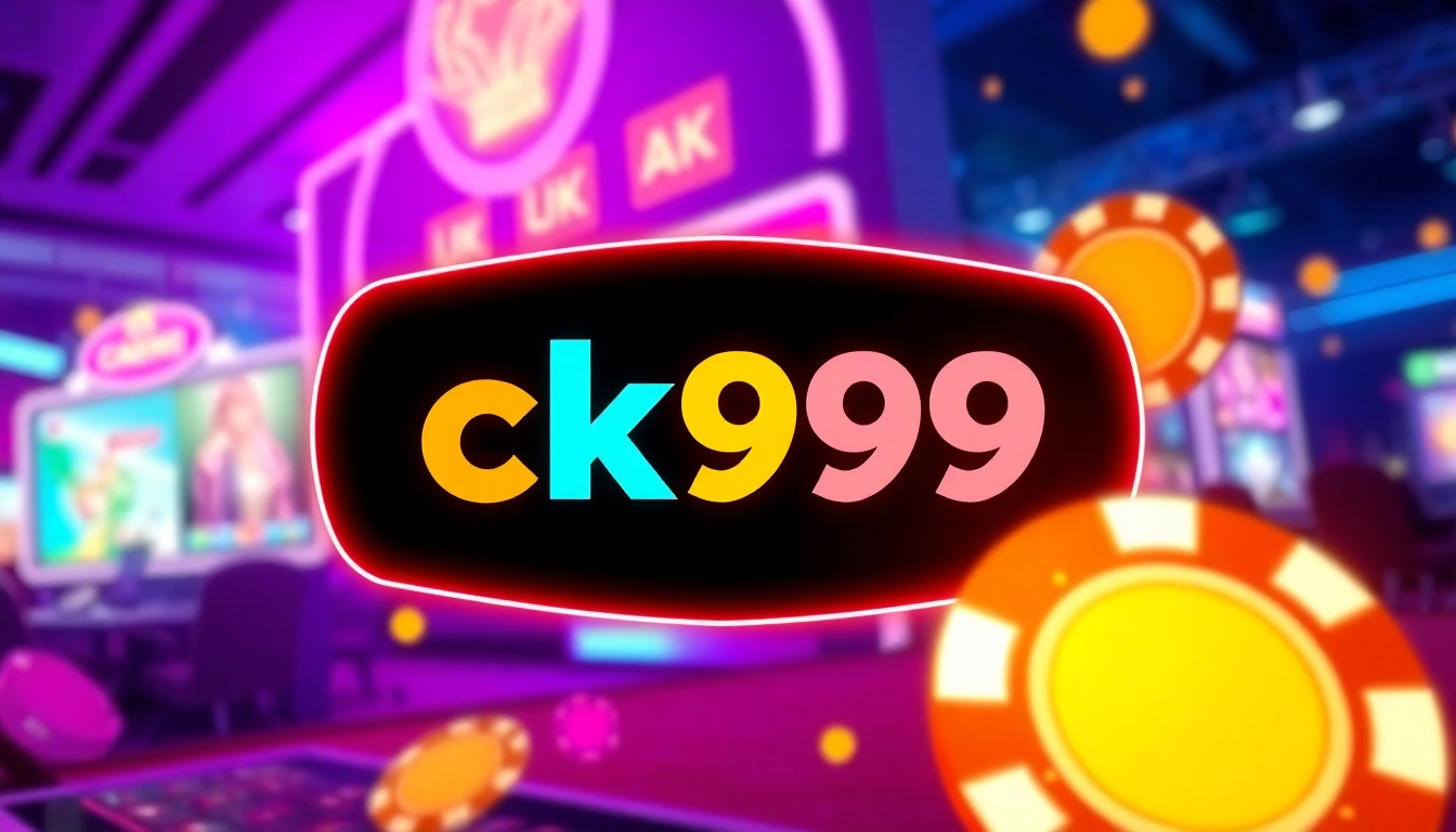 Engaging ck999 online casino platform showcasing high-stakes betting action and neon-lit gaming environment for user enthusiasts.